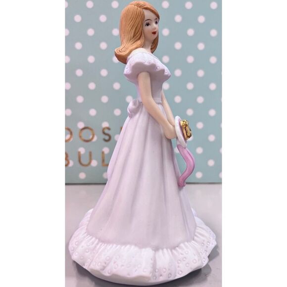 Enesco Growing Up Birthday Girls “Brunette Age 16” Porcelain Figurine 6.5” - Picture 4 of 9